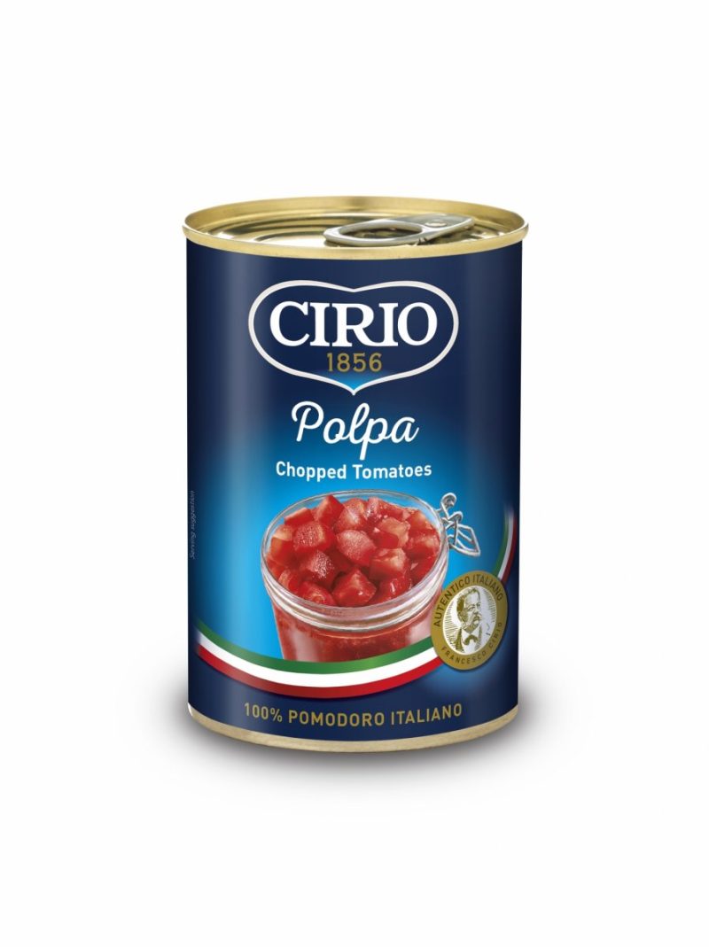 Pomidory Polpa Pomidory Krojone - włoski smak, pełna konsystencja, żywy smak. 100% włoskich pomidorów w puszce