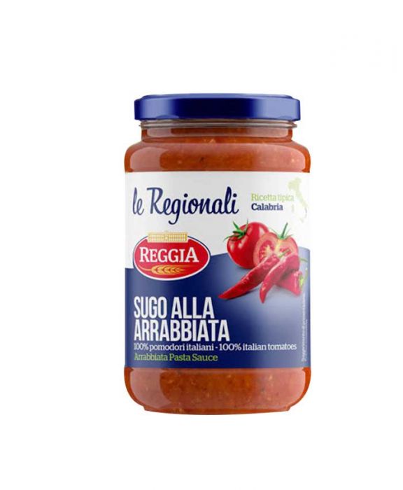 Sos Pesto Arrabbiata Reggia - dojrzałe pomidory, chili, pikantny smak. Idealny do makaronu. Bez konserwantów, bezglutenowy.