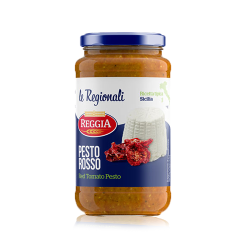 Sos Pesto Rosso Reggia (190g) - pyszny i aromatyczny dodatek do wielu potraw. Idealny dla osób ceniących wygodę i dobry smak.