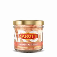 Krewetki Zarotti Gamberetti Al Naturale (110g) - Soczyste, słodkie, idealne do sałatek, makaronu, pizzy. Bogate w białko, niskokaloryczne.