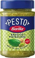Pesto Barilla Basilico Pistacchio 190g - włoska pasja od 1877 roku. Doskonałe makarony, sosy i pesto z najlepszych składników.