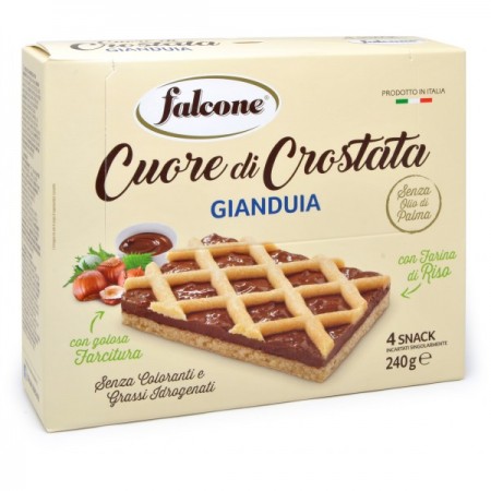 Ciastka Falcone Crostata Riso 4x60g - która jest najprawdopodobniej najpopularniejszym ciastem we Włoszech.