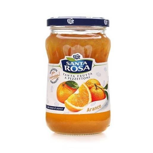 Konfitura Włoska z Pomarańczy 350g Santa Rosa Arance - z najwyższej jakości pomarańczy, konfitura ta zachwyca słodko-kwaśnym smakiem.