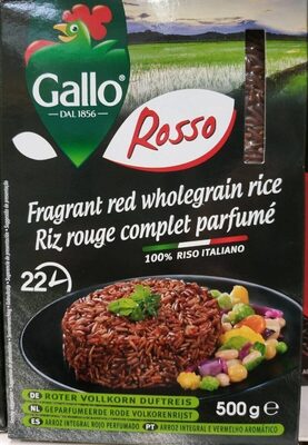 Ryż Risco Rosso 500g - ryż pełnoziarnisty o charakterystycznym naturalnym czerwonym kolorze, który zawsze pozostaje jędrny