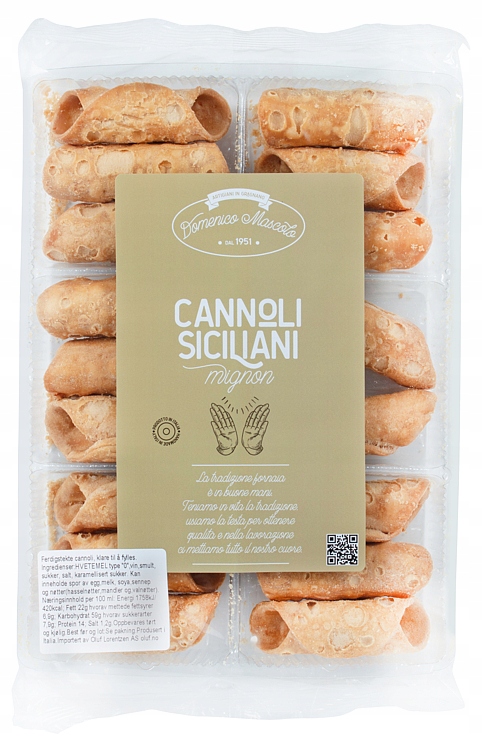 CANNOLI SICILLANI MIGNOS MAŁE 15 CM 16 SZT(FA)