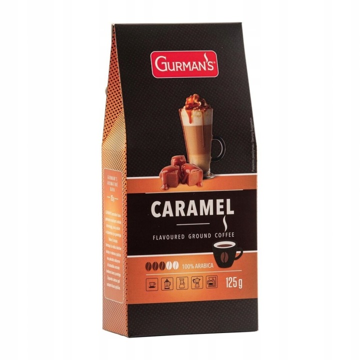KAWA MIELONA AROMATYZOWANA CARMEL 125G